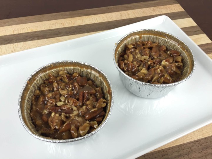 plated thanksgiving Pecan Pie Bars tins