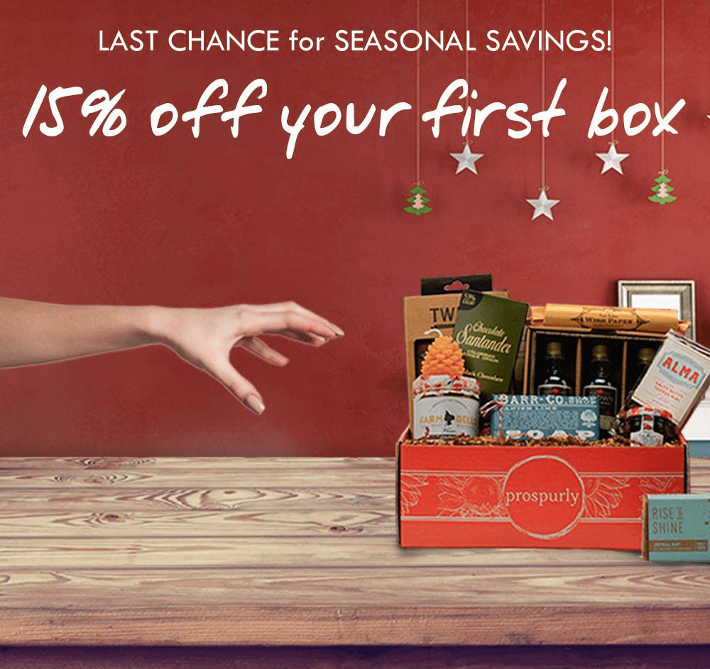 Prospurly Cyber Monday Deal 15 Off First Box + 10 Off For Life! Hello Subscription