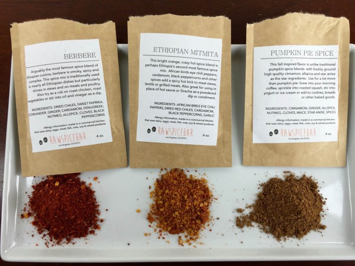 rawspicebar ethiopia November 2015 spices