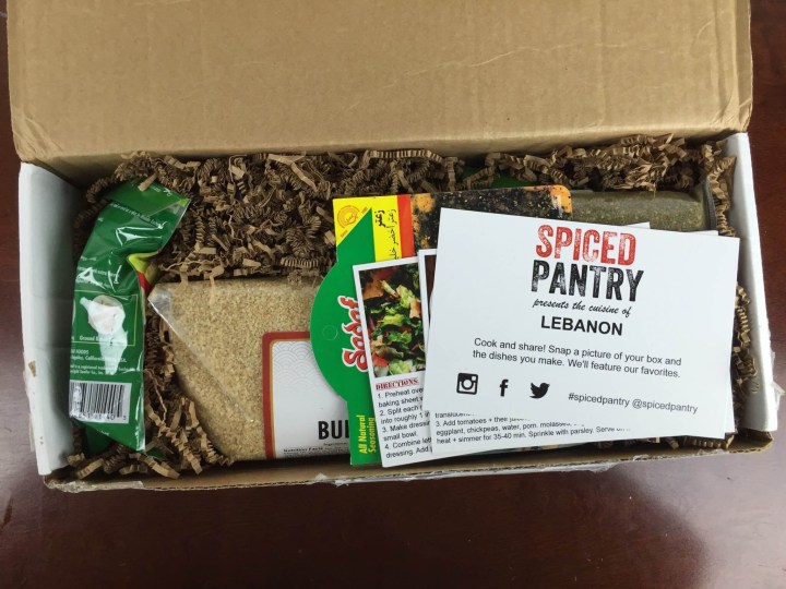 spiced pantry november 2015 unboxing