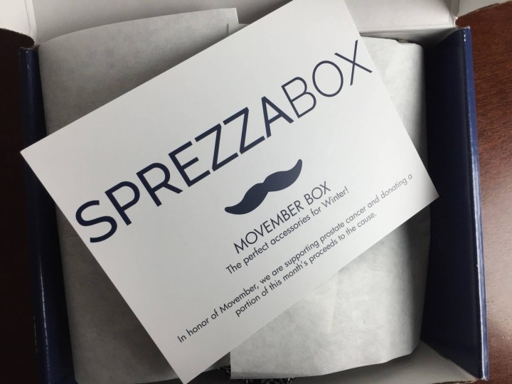 sprezzabox november 2015 unboxing
