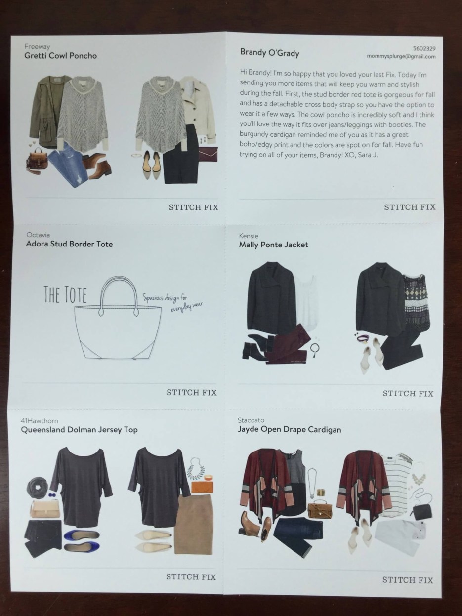 Stitch Fix November 2015 Review Hello Subscription