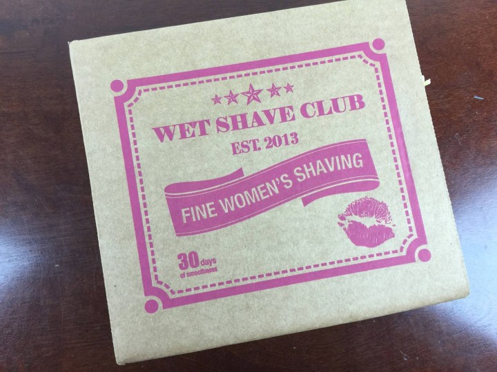 wet shave club women october 2015 box