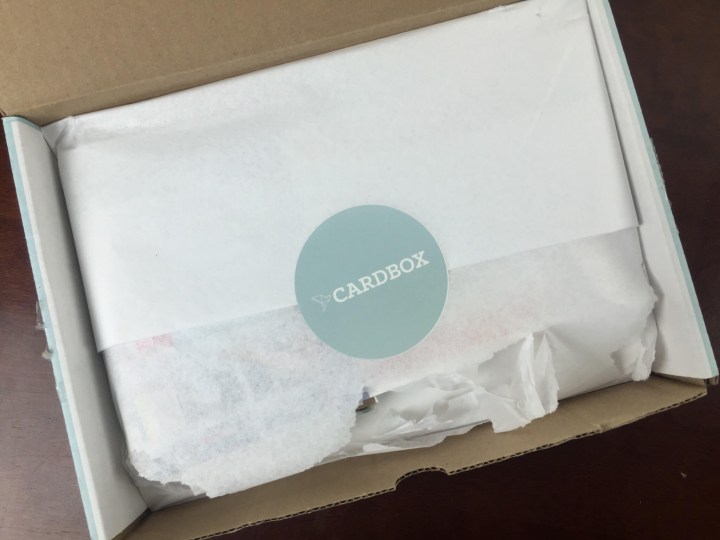 Cardbox by Sendtiment November 2015 unboxing