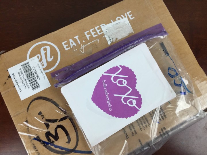Eat Feed Love Taste Club December 2015 box
