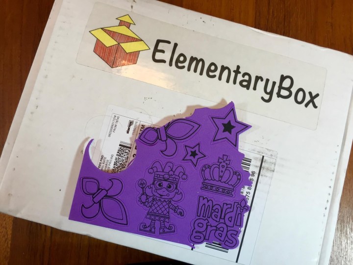 Elementary Box December 2015 box