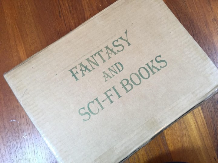 Fantasy & Sci-Fi Books December 2015 box