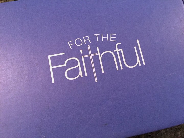 For the Faithful November 2015 box