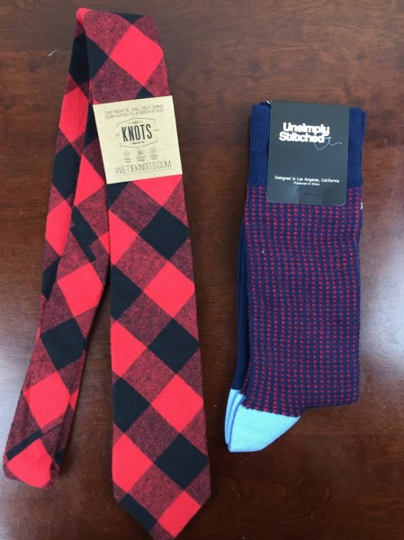 Gentleman's Box December 2015 tie socks