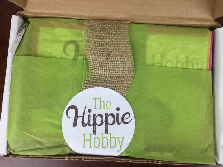 Hippie Hobby Craft Subscription Box December 2015 unboxing