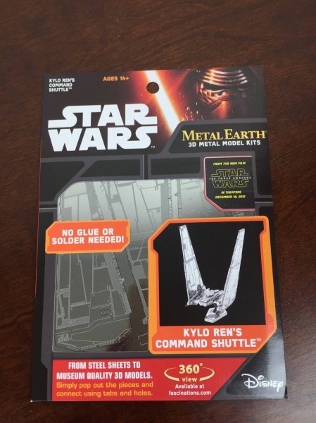 Loot Crate Star Wars Limited Edition Box 2015 model kit