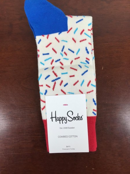 Say It With A Sock December 2015 cupcake socks