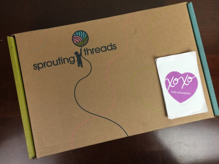 Sprouting Threads December 2015 box