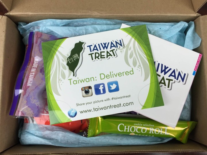 Taiwan Treat Box November 2015 unboxing