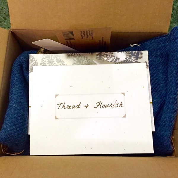 Thread Flourish Box November December 2015 unboxing