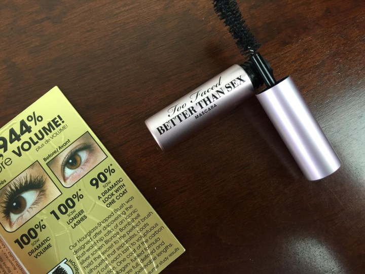 Too Faced Mystery Bag Review 2015 mascara