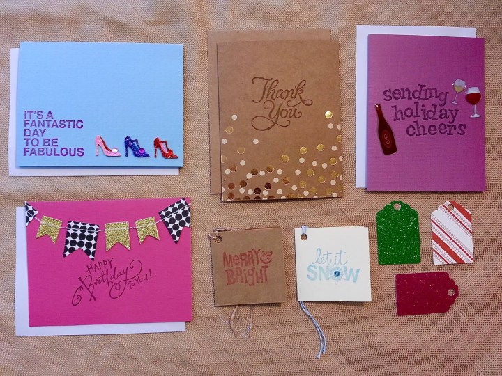 happy paper card club december 2015 review