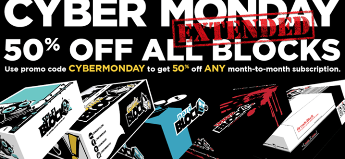 Nerd Block Sale Extended One Day! Half Off Any Monthly Subscription