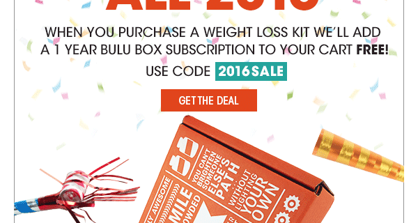 Free Year of Bulu Box with Weight Loss Kit Purchase!