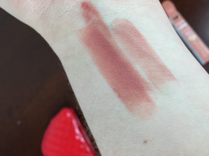 ipsy December 2015 pacifica lipstick swatch