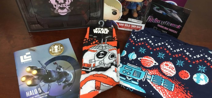 Loot Crate December 2015 Review + Coupons – GALAXY