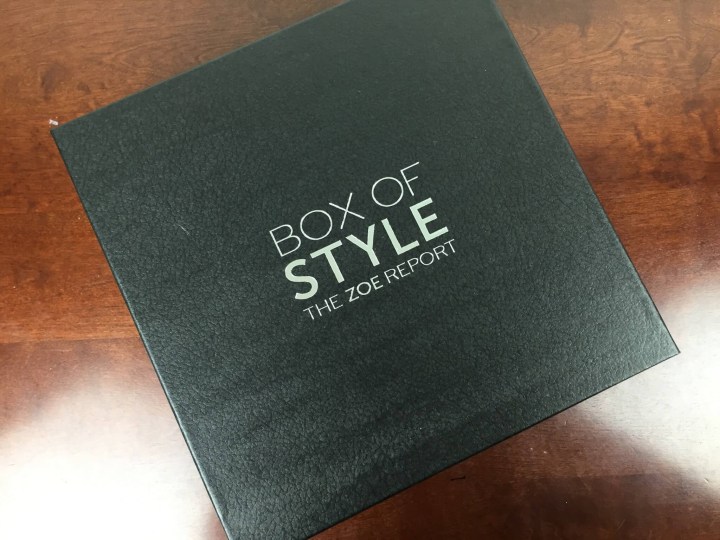 zoe report box of style winter 2015 box