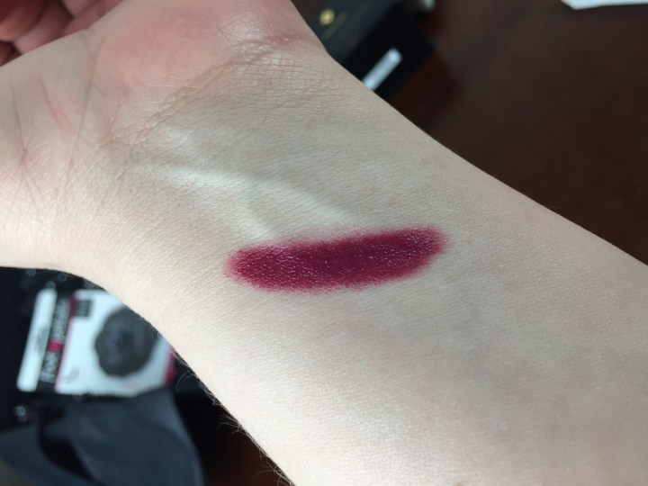 zoe report box of style winter 2015 honest mulberry swatch