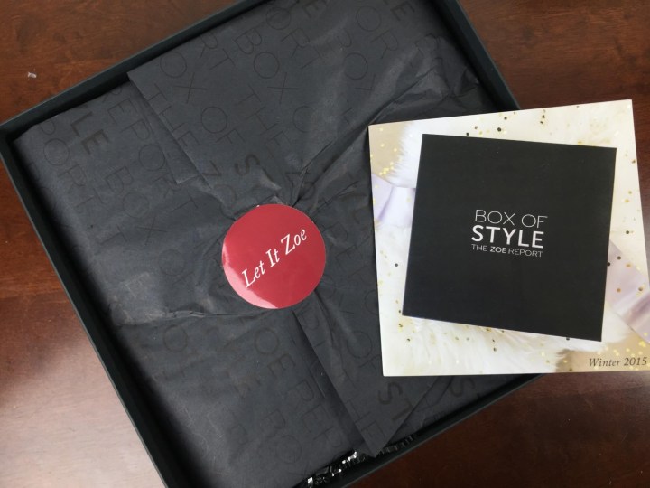 zoe report box of style winter 2015 wrapping