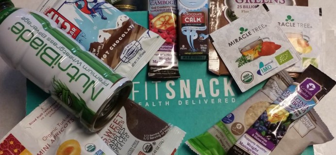 FitSnack January 2016 Subscription Box Review + 50% Off Coupon