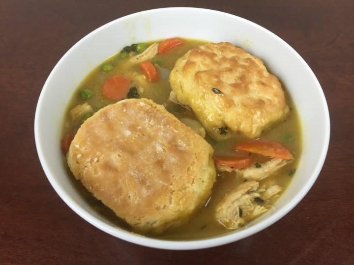 Chicken Pot Pie with Flaky Biscuits