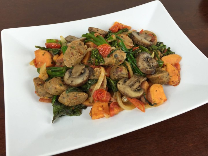 Chicken Sausage Stir-Fry with Broccolini and Sweet Potatoes