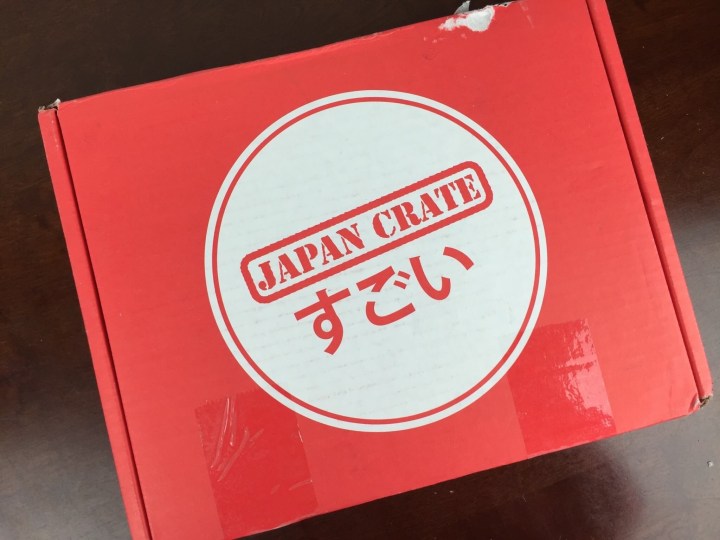 Japan crate january 2016 box