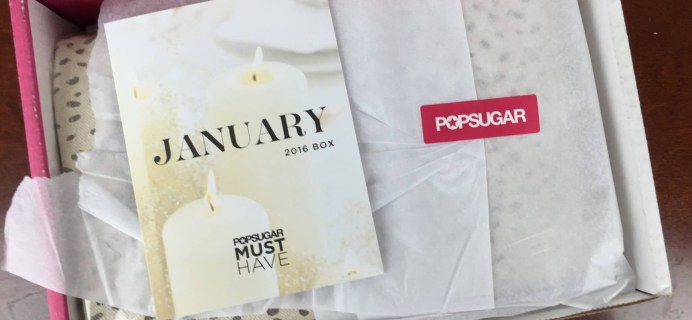 January 2016 Popsugar Must Have Box Review & Coupon