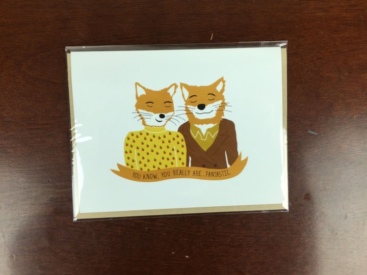 a little bundle december 2015 fox greeting card