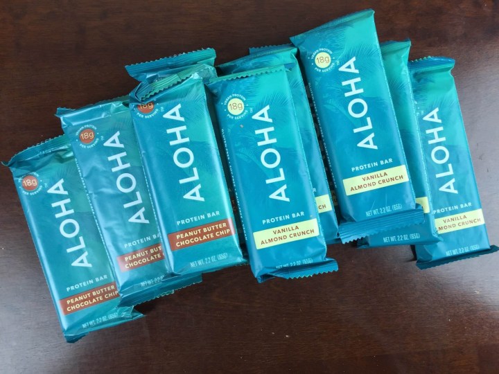 aloha protein bars review