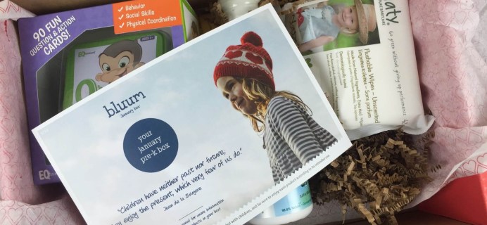 January 2016 Bluum Subscription Box Review & Coupon