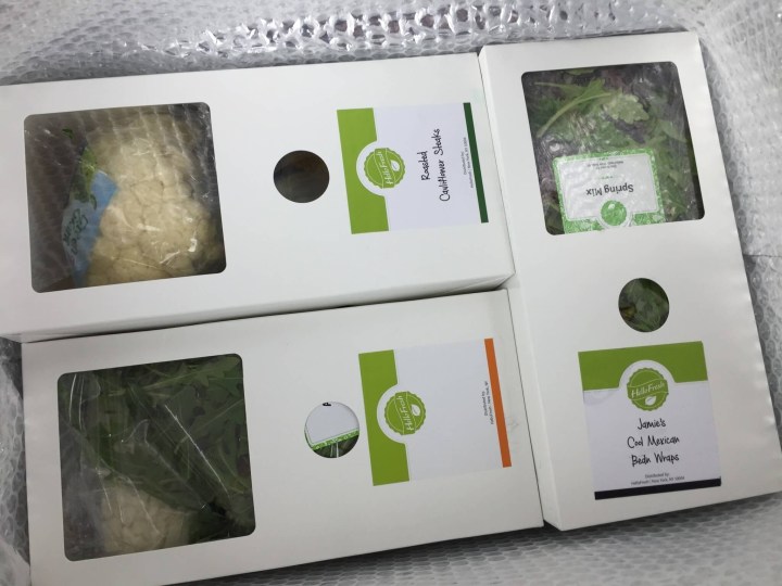 hello fresh veggie january 2016 box