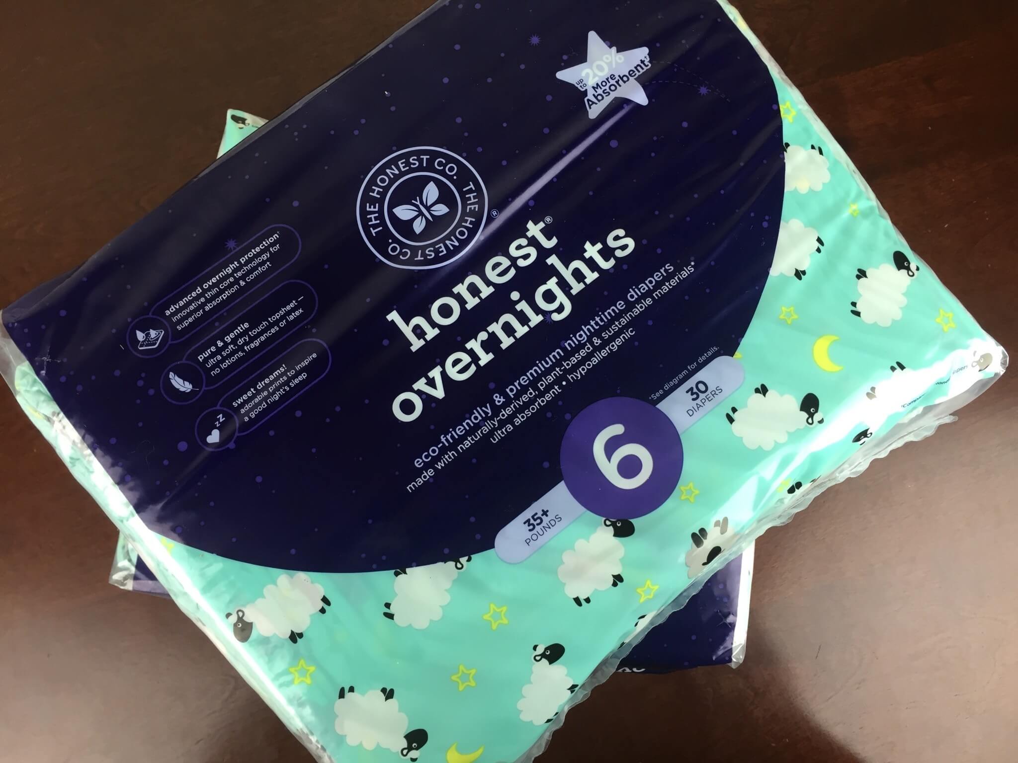 Overnight Diapers, Honest