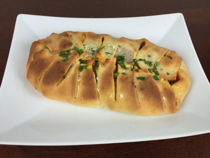 january 2016 home chef review Italian Sausage Stromboli With Spinach, Mozzarella, and Pepperoncini