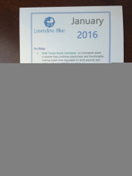 lavenders blue january 2016 card