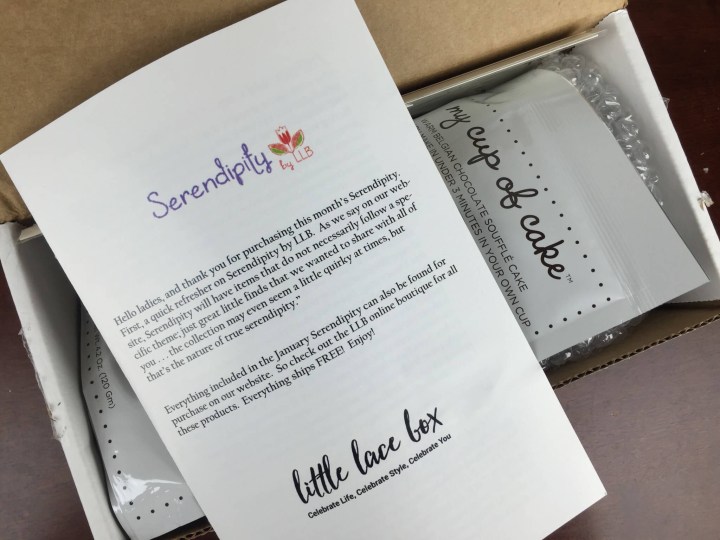 serendipity by llb january 2016 unboxing
