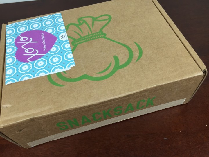snack sack january 2016 box