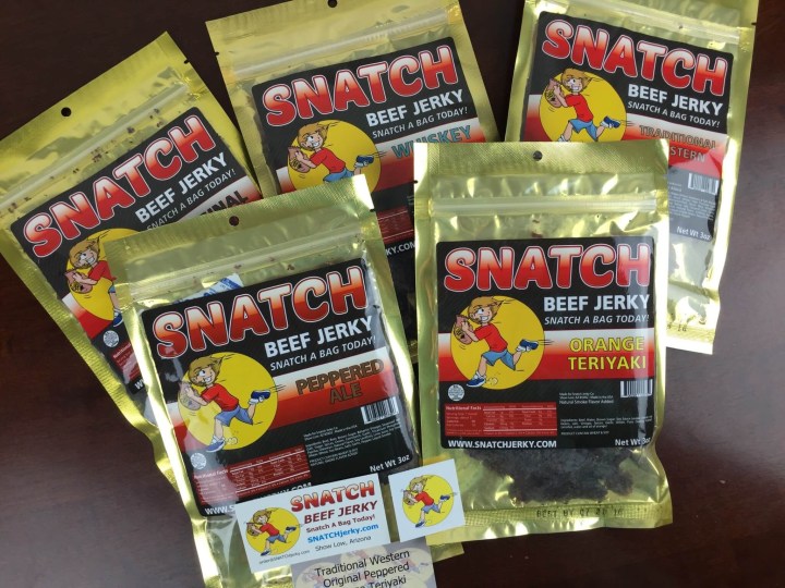 snatch beef jerky review