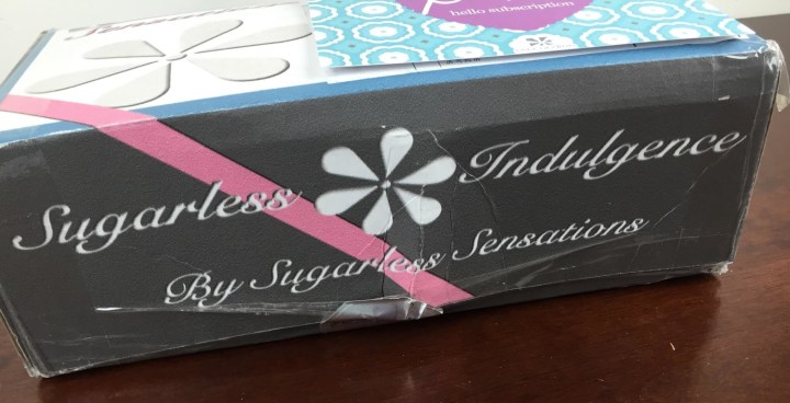 sugarless sensations december 2015 box side