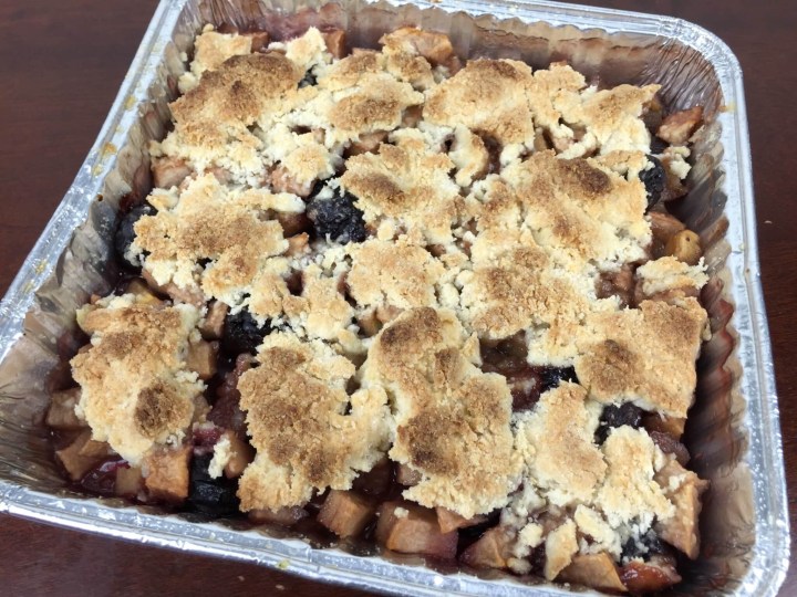 Apple-Cherry Cobbler with Flaky Biscuit