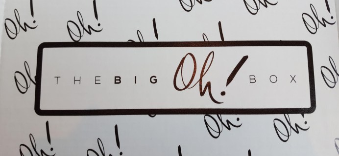 Big Oh! Box Subscription Box Review & Coupon – First Quarter 2016 {Adult}
