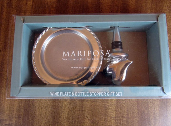 Mariposa Heart and Swizzle Wine Set