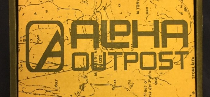 Alpha Outpost Subscription Box Review – January 2016