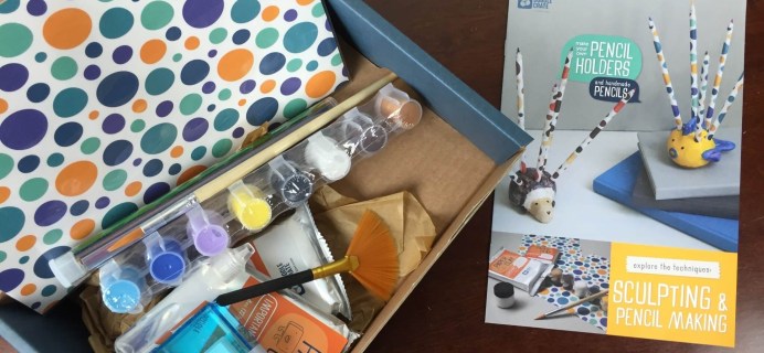 Doodle Crate Subscription Box Review & Coupon –   Pencil Holders