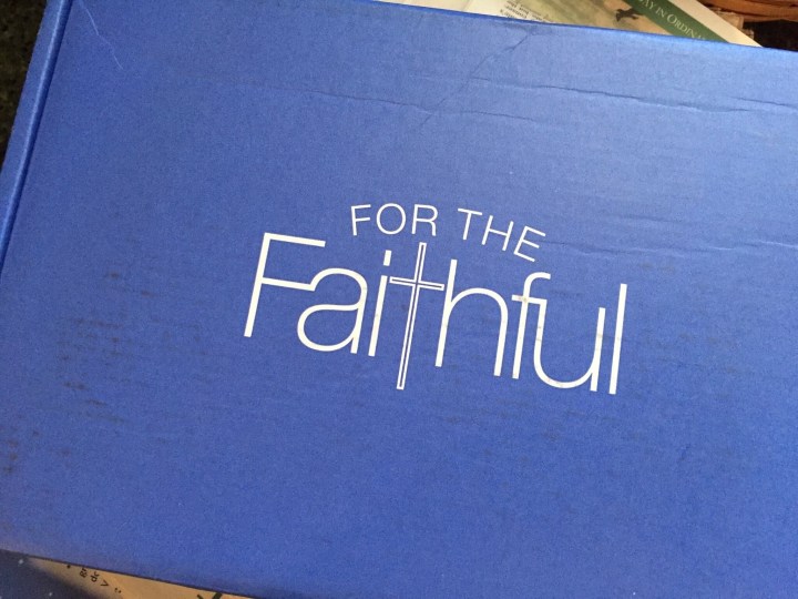 for the faithful january 2016 box